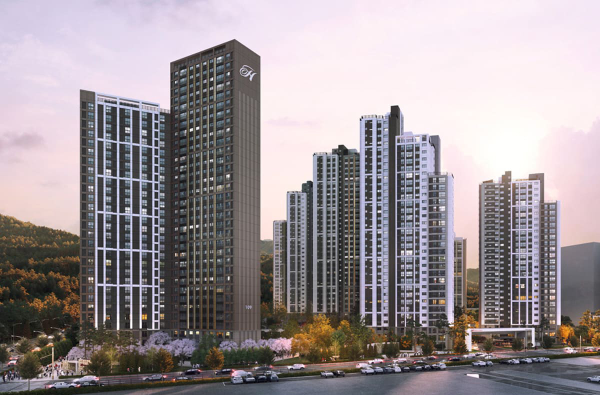 힐스테이트 회룡역 파크뷰 조감도